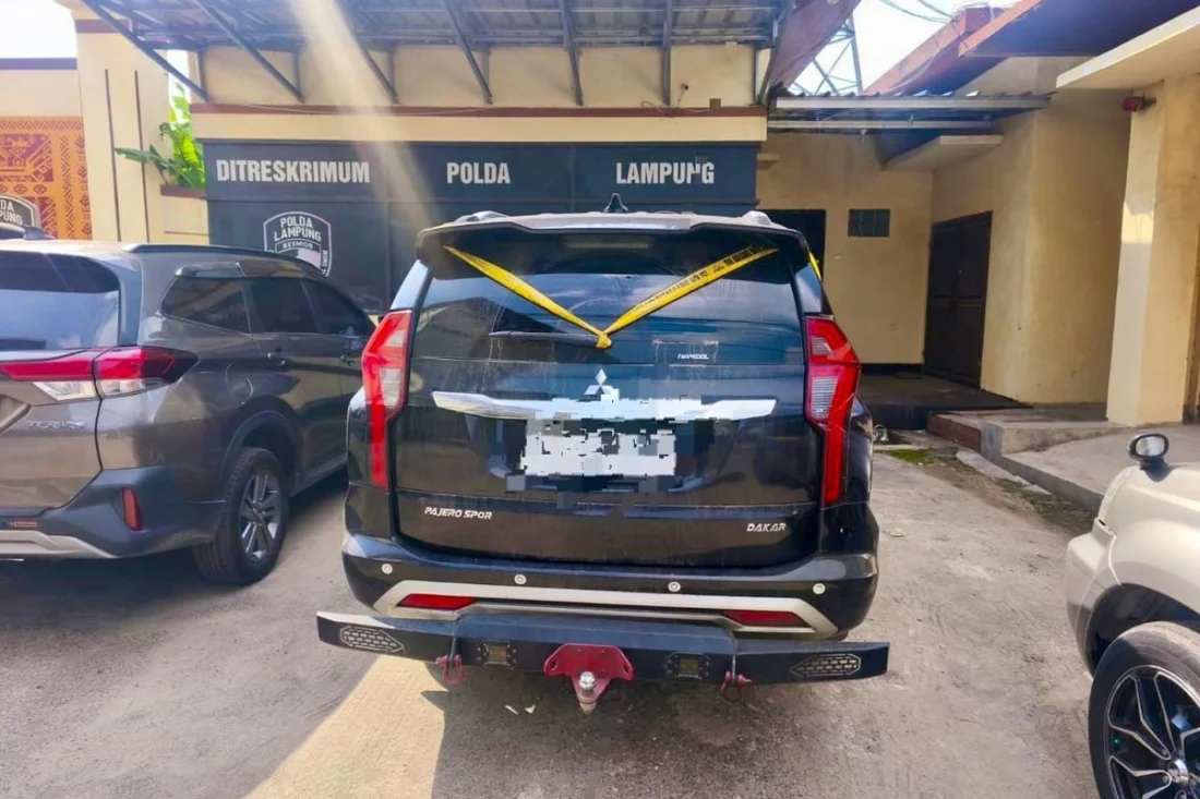 8 Debt Collector Diamankan Polda Lampung Terkait Penarikan Paksa Pajero