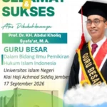 YPP Syirkatut Tholibin Tanggamus Beri Selamat kepada Guru Besar UIN