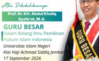 YPP Syirkatut Tholibin Tanggamus Beri Selamat kepada Guru Besar UIN